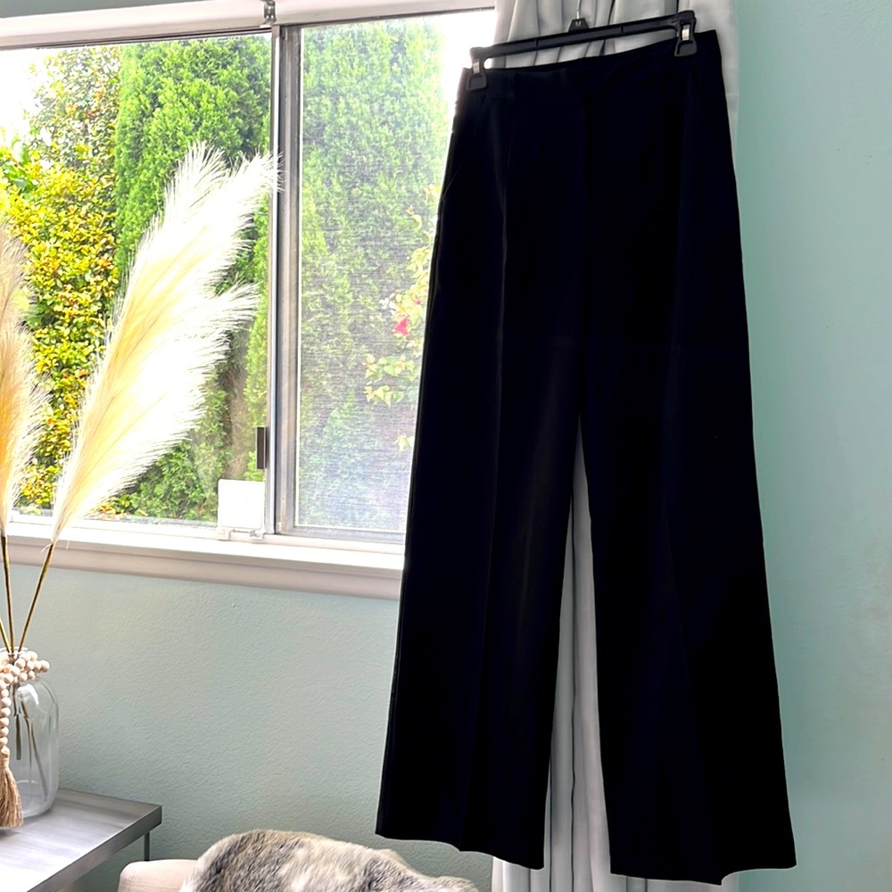 Black, Wide Leg Pants